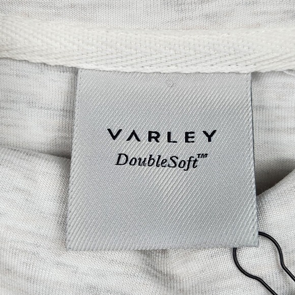 Varley Ellen Cowl Tank Top Womens Large White DoubleSoft Lightweight Knit - Picture 2 of 10